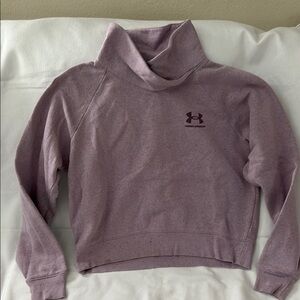 Under Armour Lavender High-Collar Sweatshirt